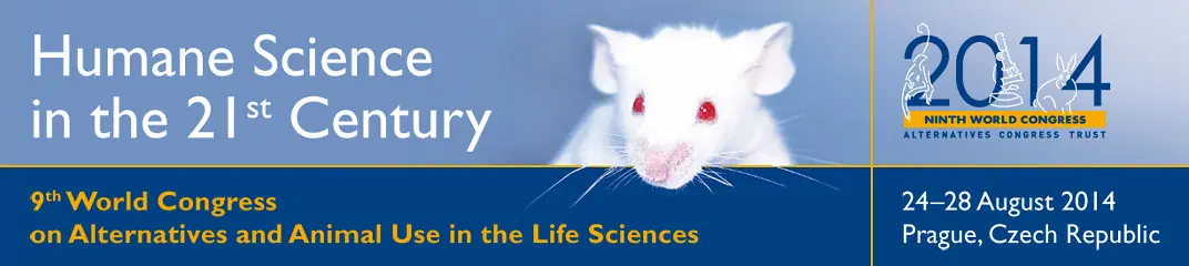 2014 World Congress on Alternatives and Animal Use in the Life Sciences Annual Meeting banner